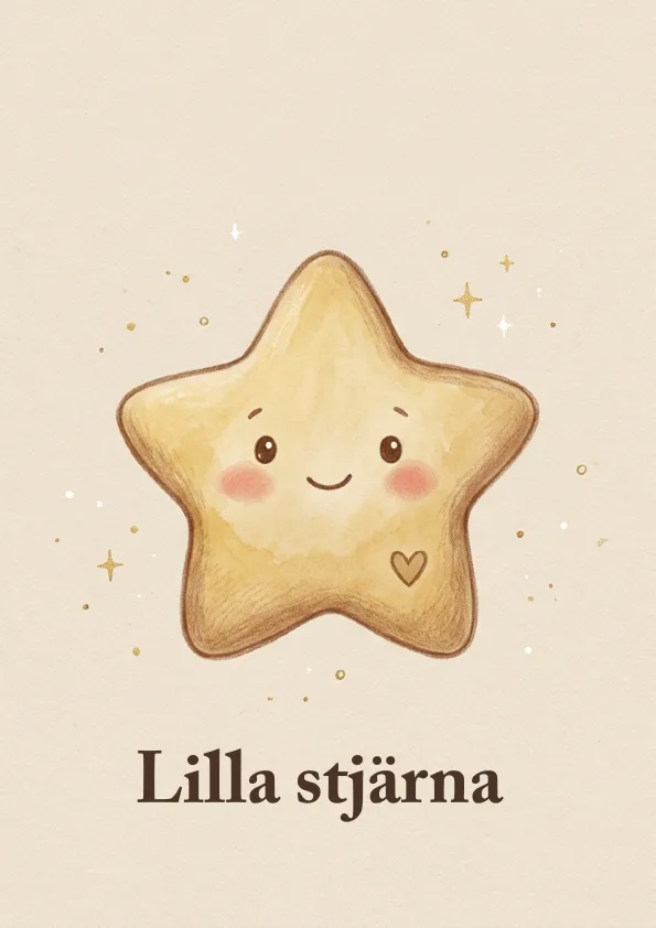 Poster Lilla stjärna