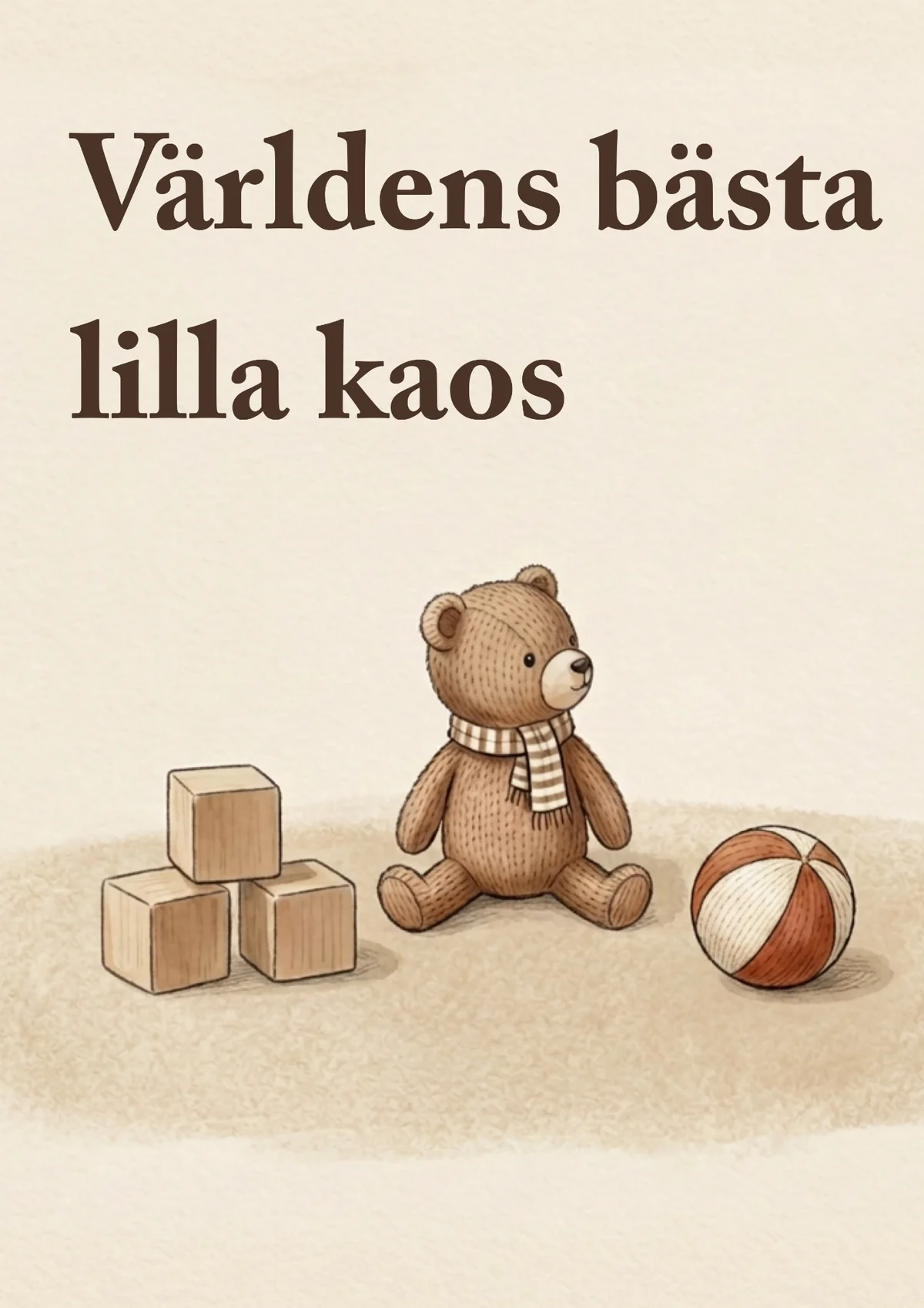 Poster Världens bästa lilla kaos (A4)